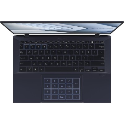 Ноутбук ASUS Expertbook B9 B9403CVAR-KM0693 14" WQXGA+ OLED, Intel Ultra 7 150U, 32GB, F1TB, UMA, NoOS, Чорний