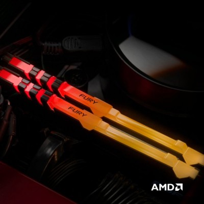 Пам'ять ПК Kingston DDR4 16GB 3200 FURY Beast RGB (KF432C16BB12A/16) Пам'ять ПК Kingston DDR4 16GB 3200 FURY Beast RGB (KF432C16BB12A/16)