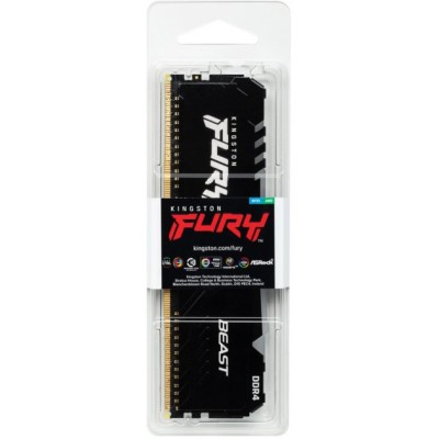 Пам'ять ПК Kingston DDR4 16GB 3200 FURY Beast RGB (KF432C16BB12A/16) Пам'ять ПК Kingston DDR4 16GB 3200 FURY Beast RGB (KF432C16BB12A/16)