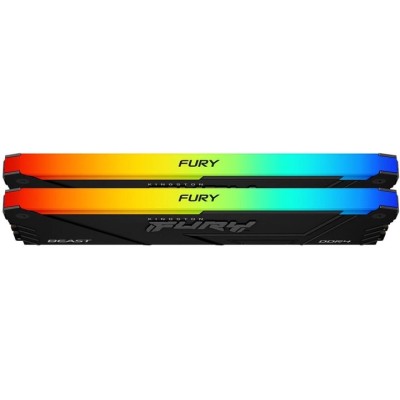 Пам'ять ПК Kingston DDR4 16GB KIT (8GBx2) 3200 FURY Beast RGB (KF432C16BB2AK2/16) Пам'ять ПК Kingston DDR4 16GB KIT (8GBx2) 3200 FURY Beast RGB (KF432C16BB2AK2/16)