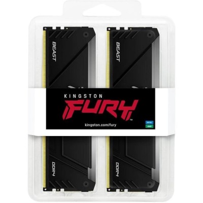 Пам'ять ПК Kingston DDR4 16GB KIT (8GBx2) 3200 FURY Beast RGB (KF432C16BB2AK2/16) Пам'ять ПК Kingston DDR4 16GB KIT (8GBx2) 3200 FURY Beast RGB (KF432C16BB2AK2/16)