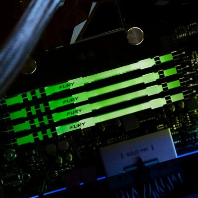 Пам'ять ПК Kingston DDR4 32GB KIT (16GBx2) 3200 FURY Beast RGB (KF432C16BB12AK2/32)
