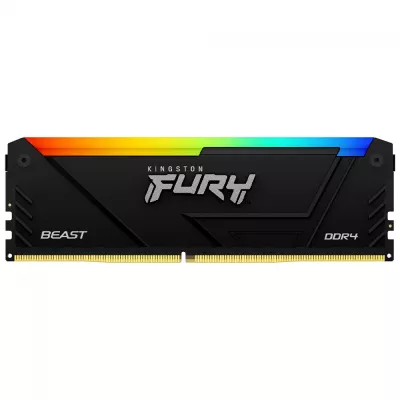 Пам'ять ПК Kingston DDR4 64GB KIT (32GBx2) 3200 FURY Beast RGB (KF432C16BB2AK2/64)