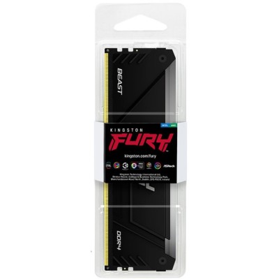 Пам'ять ПК Kingston DDR4 8GB 3600 FURY Beast RGB (KF436C17BB2A/8) Пам'ять ПК Kingston DDR4 8GB 3600 FURY Beast RGB (KF436C17BB2A/8)