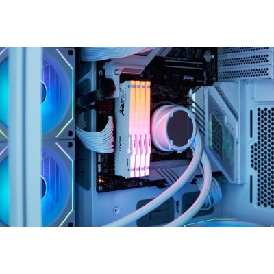 Пам'ять ПК Kingston DDR5 16GB 5600 FURY Beast RGB EXPO Білий (KF556C36BWEA-16)
