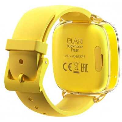 Детские Умные часы Детские Смарт-годинник Elari KidPhone Fresh Yellow С GPS-трекером (KP-F/Yellow)