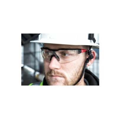 Окуляри захисні Milwaukee, протиосколкові, лінзи-прозорі, полікарбонат (4932478763)