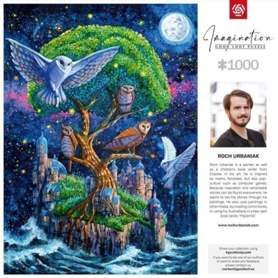Пазл GoodLoot Imagination: Roch Urbaniak Owl Island 1000 ел.