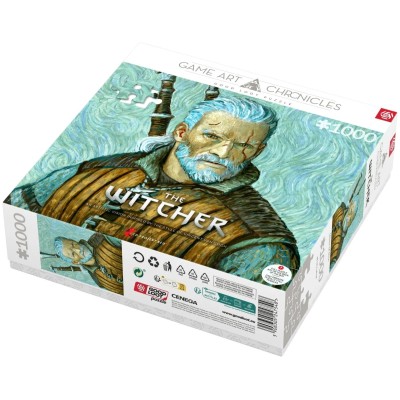 Пазл GoodLoot The Witcher Geralt of Rivia & Vincent van Gogh 1000 ел.