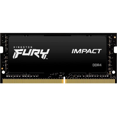 Пам'ять ноутбука Kingston DDR4 16GB KIT (8GBx2) 3200 FURY Impact (KF432S20IBK2/16)