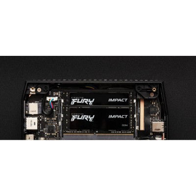 Пам'ять ноутбука Kingston DDR4 16GB KIT (8GBx2) 3200 FURY Impact (KF432S20IBK2/16)