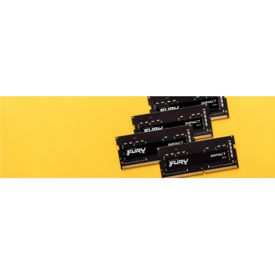 Пам'ять ноутбука Kingston DDR4 8GB 3200 FURY Impact (KF432S20IB/8)