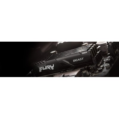 Пам'ять ПК Kingston DDR4 32GB KIT (16GBx2) 3200 FURY Beast (KF432C16BBK2/32)