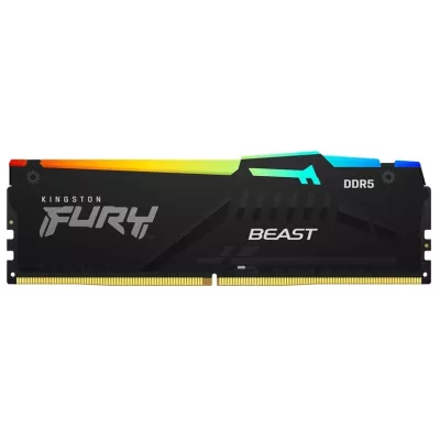 Пам'ять ПК Kingston DDR5 16GB 5600 FURY Beast RGB (KF556C36BBEA-16)