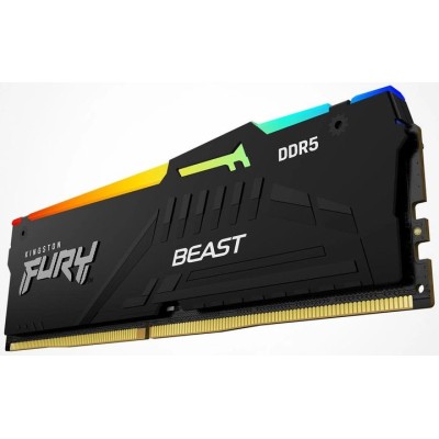 Пам'ять ПК Kingston DDR5 16GB 5600 FURY Beast RGB (KF556C36BBEA-16) Пам'ять ПК Kingston DDR5 16GB 5600 FURY Beast RGB (KF556C36BBEA-16)