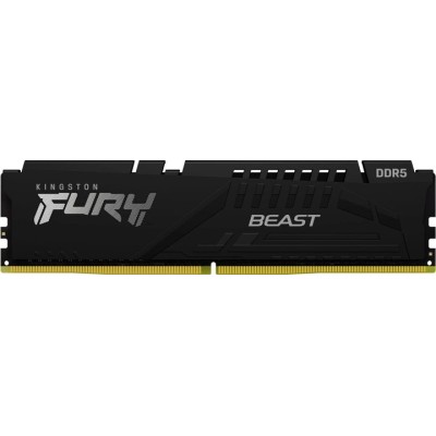 Пам'ять ПК Kingston DDR5 16GB KIT (8GBx2) 5200 FURY Beast (KF552C40BBK2-16)