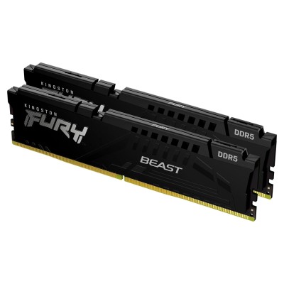 Пам'ять ПК Kingston DDR5 64GB KIT (32GBx2) 6000 FURY Beast EXPO (KF560C30BBEK2-64)
