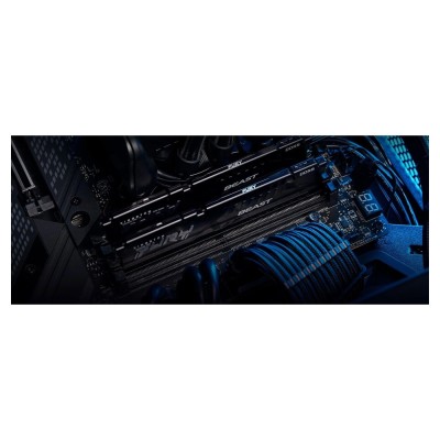 Пам'ять ПК Kingston DDR5 64GB KIT (32GBx2) 6000 FURY Beast EXPO (KF560C30BBEK2-64)
