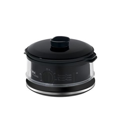Пароварка Tefal Convenient, 900Вт, чаша-2.9/3.1л, резервуар для води -1.5л, механічне керув., пластик, чорний (VC140131)