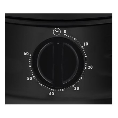 Пароварка Tefal Convenient, 900Вт, чаша-2.9/3.1л, резервуар для води -1.5л, механічне керув., пластик, чорний (VC140131)