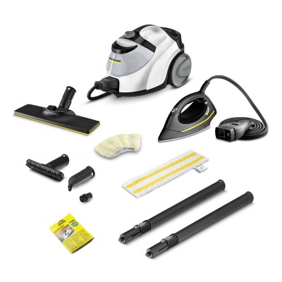 Пароочисник Karcher SC 5 EasyFix Iron, 2250Вт, 1500мл, 4.2Бар, праска,швабра, білий (1.512-661.0)