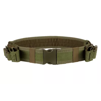 Пасок тактичний 2Е, з 2-ма кріпленнями, зелений