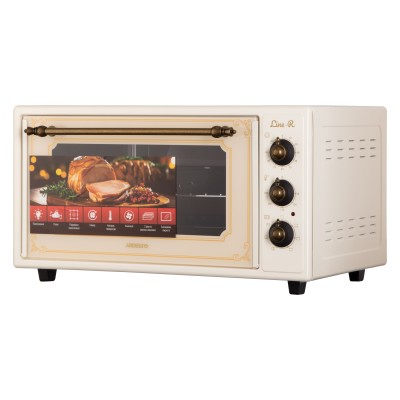 Піч електрична ARDESTO Line-R, 48л, 1600Вт, механіч., конвенція, кремовий (MEO-F48CRLR)