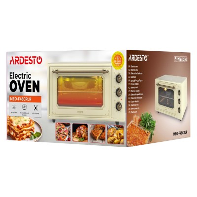 Піч електрична ARDESTO Line-R, 48л, 1600Вт, механіч., конвенція, кремовий (MEO-F48CRLR)