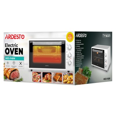 Піч електрична ARDESTO, 48л, 1600Вт, механіч., білий (MEO-F48W)