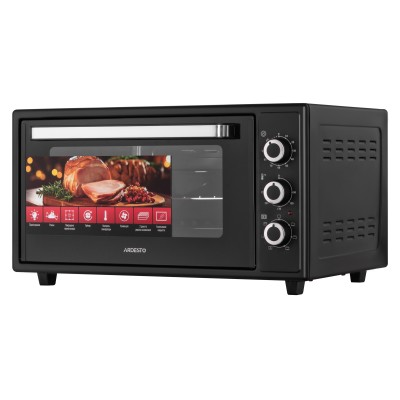 Піч електрична ARDESTO, 48л, 1600Вт, механіч., конвекція, рожен, чорний (MEO-F48RCB)