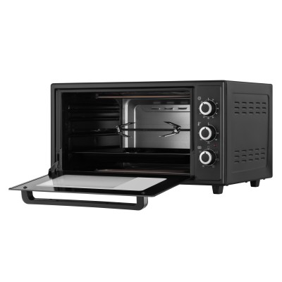Піч електрична ARDESTO, 48л, 1600Вт, механіч., конвекція, рожен, чорний (MEO-F48RCB)