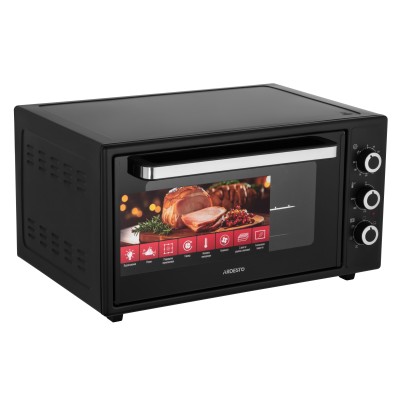 Піч електрична ARDESTO, 48л, 1600Вт, механіч., конвекція, рожен, чорний (MEO-F48RCB)