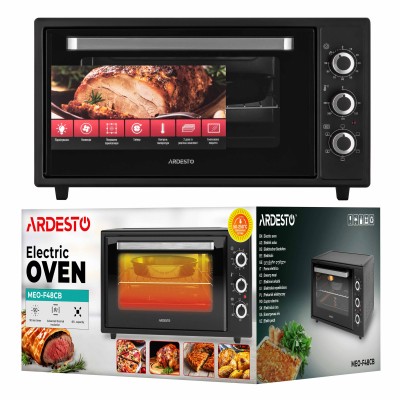 Піч електрична ARDESTO, 48л, 1600Вт, механіч., конвенція, чорний (MEO-F48CB)