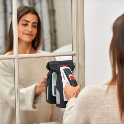 Пилосос Bosch GlassVAC віконний, акумуляторний, 3.6В, 2Аг, контейнер 0.1 Л, 0.7 кг, +насадки і пульв. (0.600.8B7.000)