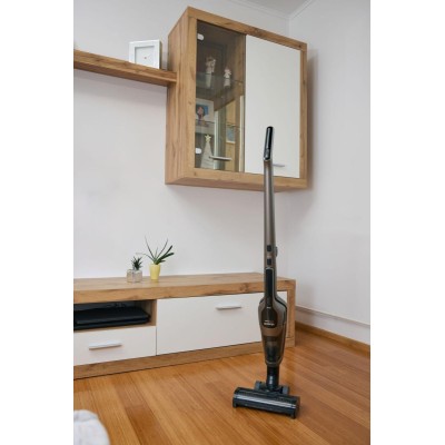 Пилосос Gorenje бездротовий, 176Вт, конт пил -0.6л, автон. робота до 70хв, HEPA, 2 в 1, підсвічування, індикатор, щітка- електро