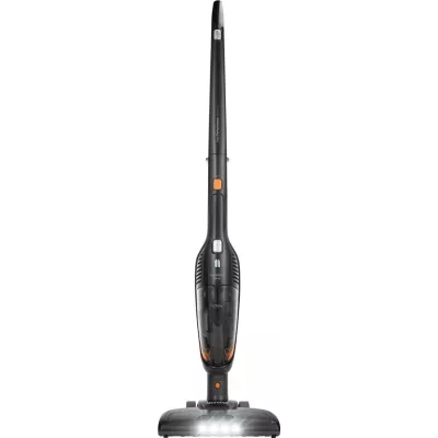 Пилосос Gorenje бездротовий, 95Вт, конт пил -0.6л, автон. робота до 38хв, HEPA, 2 в 1, підсвічування, індикатор, чорний (SVC144F