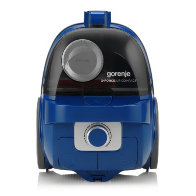 Пилосос Gorenje контейнерний, 800Вт, конт пил -2.2л, HEPA, телескоп трубка, синій (VCEA01GACBUCY)