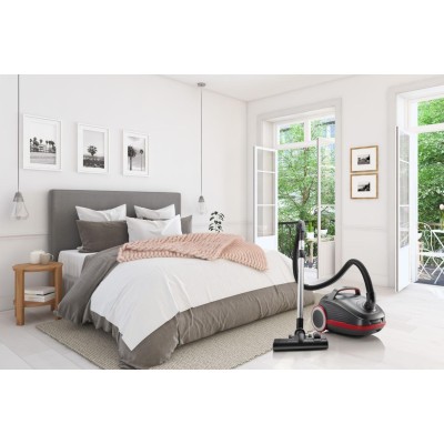 Пилосос Gorenje мішковий, 700Вт, 3л, HEPA, щітка Xpand Zone, turbo brush, телескоп, чорний графіт (VCEA24GPRA)