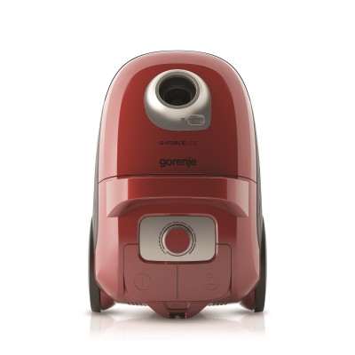 Пилосос Gorenje мішковий, 700Вт, 3л, HEPA, щітка Xpand Zone, телескоп, червоний (VCEA23GLR)