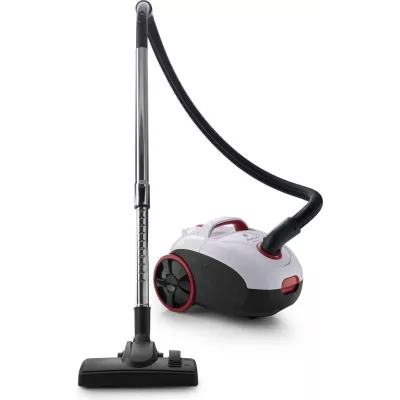 Пилосос Gorenje мішковий, 850Вт, конт пил -3л, HEPA, телескоп трубка, білий (VCE21SFWR)