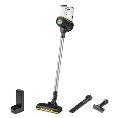 Пилосос Karcher безпровідна VC 6 CORDLESS OURFAMILY, конт пил -0.8л, автон. робота до 50хв, вага-2.5кг, НЕРА 12, білий (1.198-67