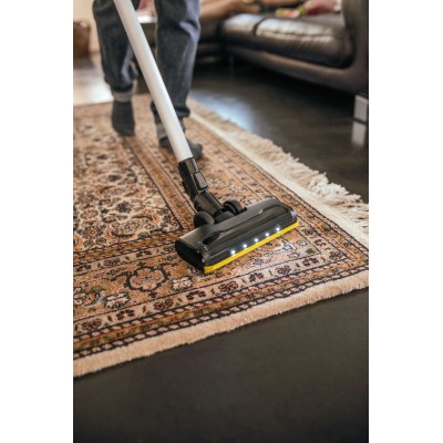 Пилосос Karcher безпровідна VC 6 CORDLESS OURFAMILY, конт пил -0.8л, автон. робота до 50хв, вага-2.5кг, НЕРА 12, білий (1.198-67
