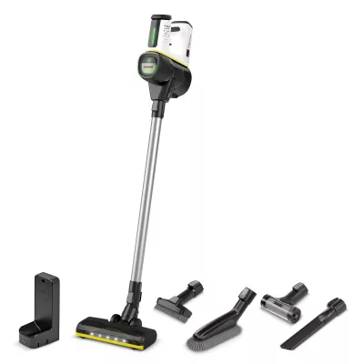 Пилосос Karcher безпровідний VC 7 Cordless yourMax, 350Вт, конт пил -0.8л, автон. робота до 60хв, вага-2.57кг, HEPA 12, білий (1