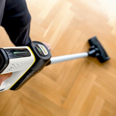 Пилосос Karcher безпровідний VC 7 Cordless yourMax, 350Вт, конт пил -0.8л, автон. робота до 60хв, вага-2.57кг, HEPA 12, білий (1
