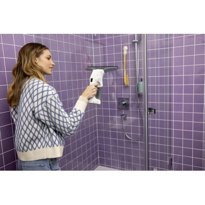 Пилосос Karcher віконний WV 1 Plus, вода -0.1л, автон. робота до 25хв, вага-0.5кг, білий (1.633-608.0)