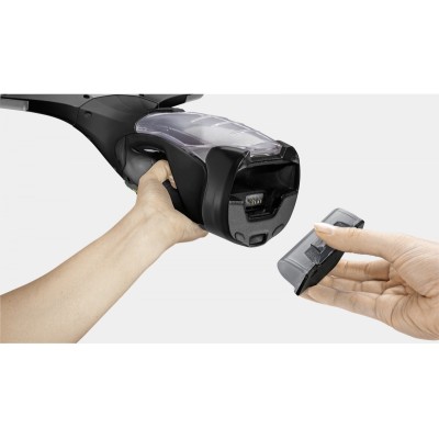Пилосос Karcher віконний WV 5 Plus, вода -0.1л, автон. робота до 35хв, вага-0.7кг, чорний (1.633-711.0)