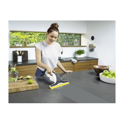 Пилосос Karcher віконний WV 6 Plus, вода -0.15л, автон. робота до 100хв, вага-0.76кг, білий (1.633-741.0)