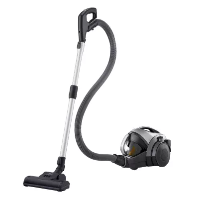 Пилосос LG контейнерний, 650Вт, конт пил -1.2л, HEPA14, компресор, срібний (VK8506NHA)