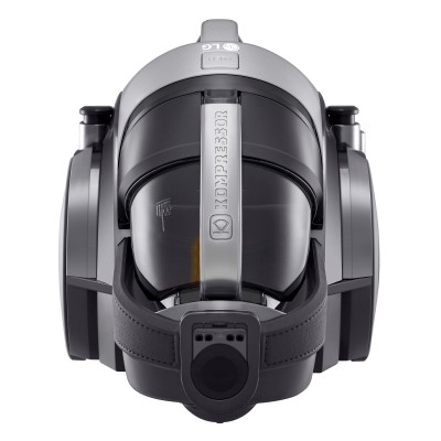 Пилосос LG контейнерний, 650Вт, конт пил -1.2л, HEPA14, компресор, срібний (VK8506NHA)