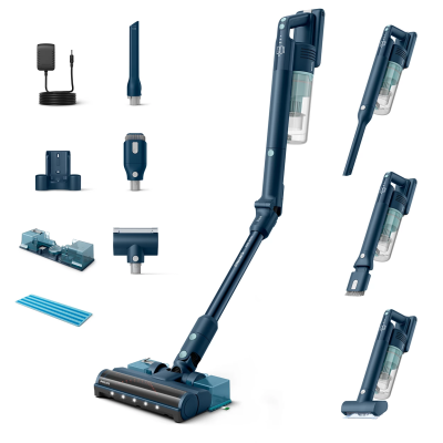 Пилосос Philips безпровідний Flex Series 5000, вологе прибирання, конт пил -0.27л, автон. робота до 60хв, PowerCyclone 10, сіро-